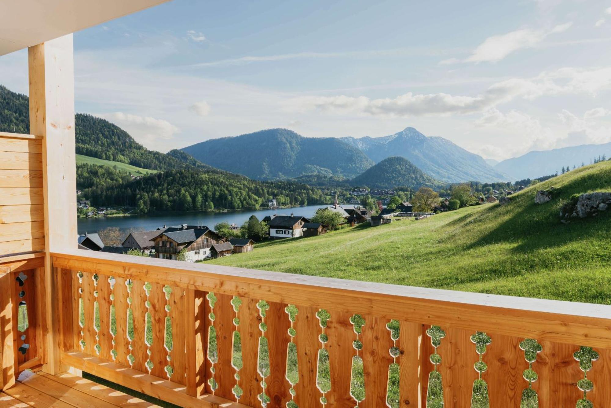 Seepanorama Apartments Am Грундльзее Экстерьер фото